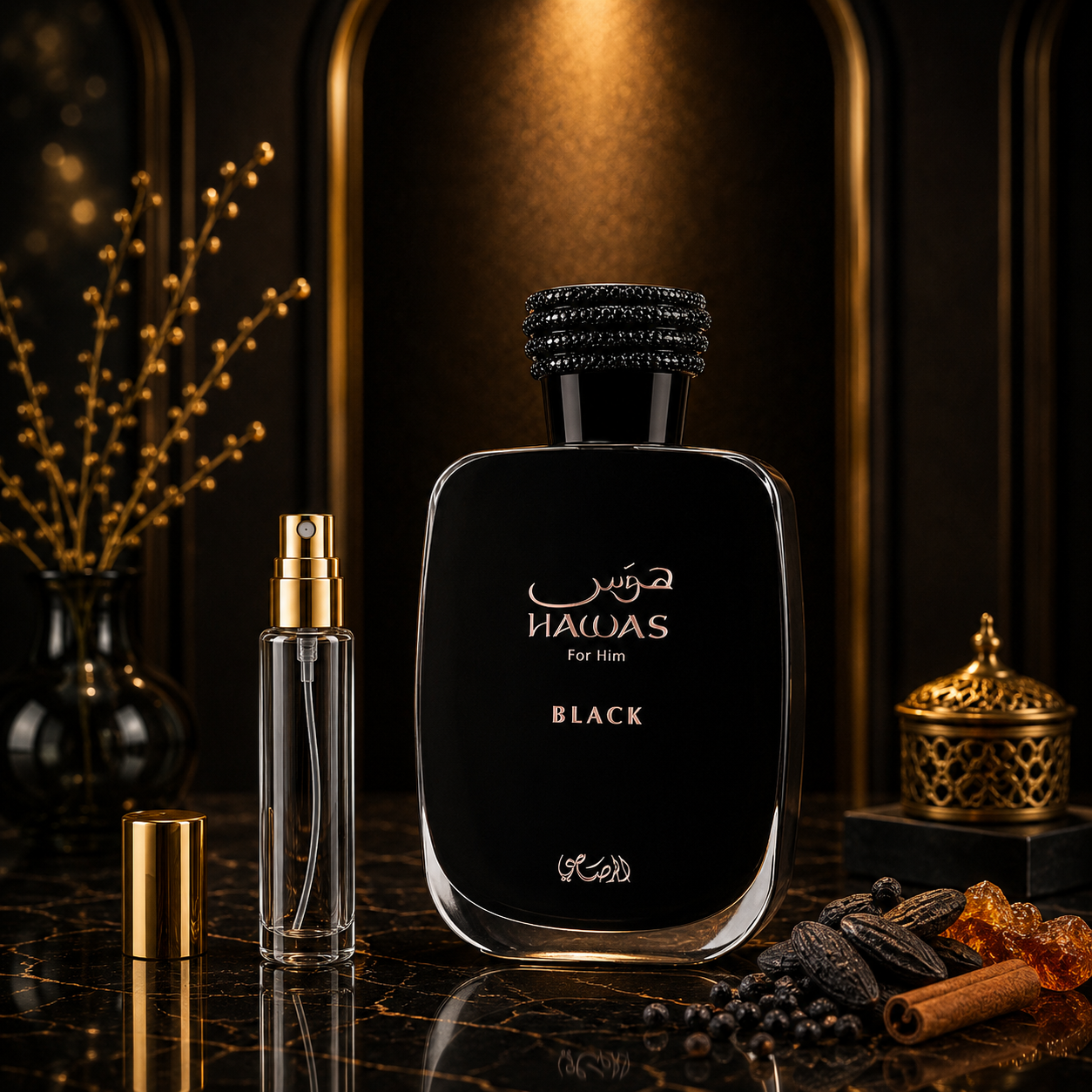 Hawas Black Rasasi Decant